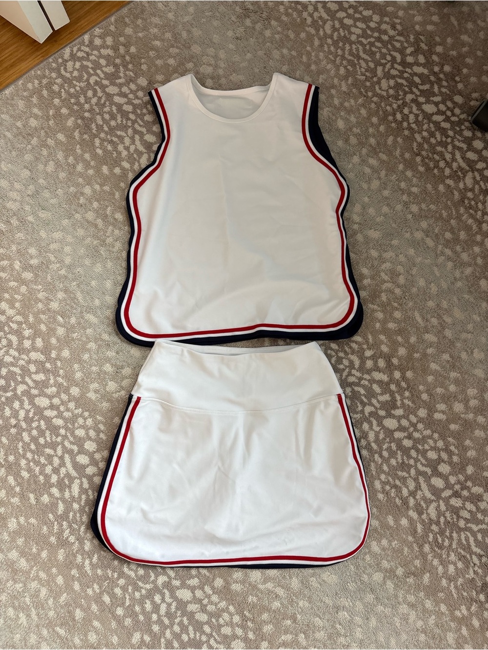 Top Banana Tennis Skirt and Tank Set